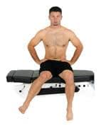 Seated hip internal rotation test for assessing hip mobility at home